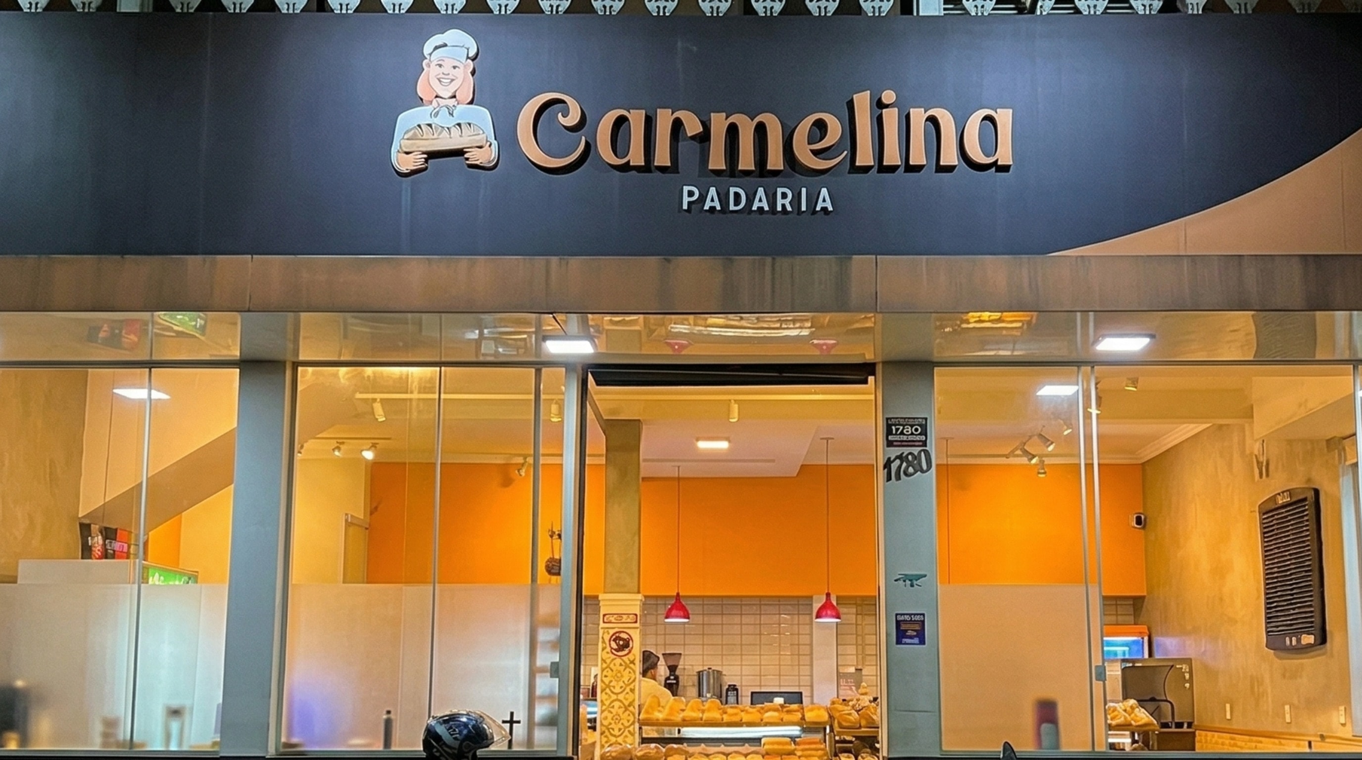 Interior da Padaria Carmelina